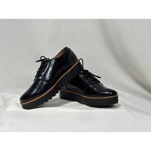 Chinese Laundry Black Patten Leather Oxford. Size 7